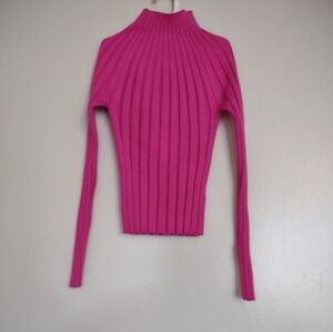 Pink Ribknit Sweater Size S